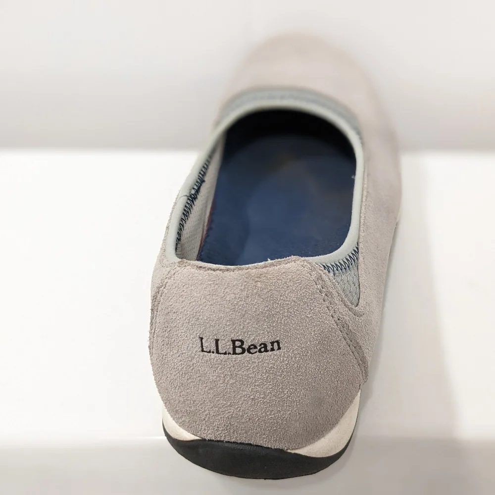 L.L bean suede walking flats